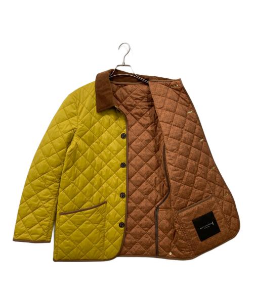 MACKINTOSH LONDON（マッキントッシュ ロンドン）MACKINTOSH LONDON (マッキントッシュ ロンドン) ポリエステルキルティングブルゾン イエロー サイズ:40の古着・服飾アイテム