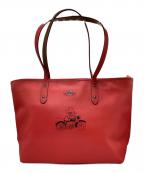 COACH×DISNEYコーチ×ディズニー）の古着「トートバッグ」｜レッド