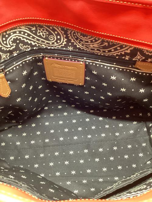 COACH（コーチ）COACH (コーチ) DISNEY (ディズニー) トートバッグ レッドの古着・服飾アイテム