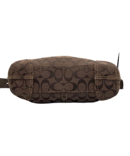 COACH（コーチ）COACH (コーチ) シグネチャー ショルダーバッグ ブラウンの古着・服飾アイテム