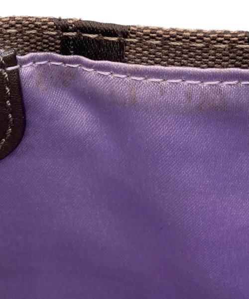 COACH（コーチ）COACH (コーチ) シグネチャー ショルダーバッグ ブラウンの古着・服飾アイテム