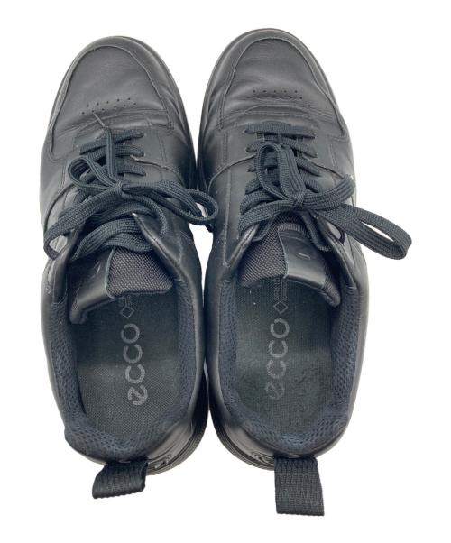 ECCO（エコー）ECCO (エコー) ローカットスニーカー ブラック サイズ:26.5cmの古着・服飾アイテム