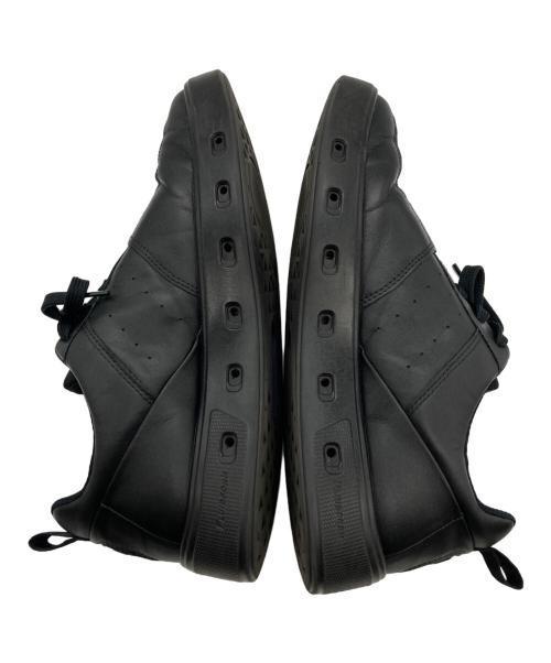 ECCO（エコー）ECCO (エコー) ローカットスニーカー ブラック サイズ:26.5cmの古着・服飾アイテム