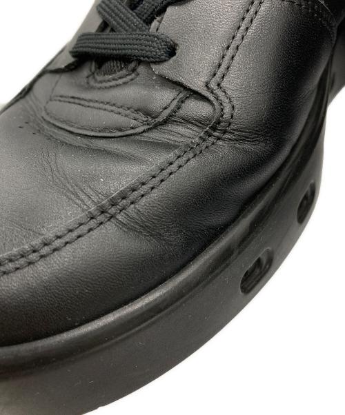 ECCO（エコー）ECCO (エコー) ローカットスニーカー ブラック サイズ:26.5cmの古着・服飾アイテム