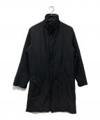 CoSTUME NATIONAL HOMMEコスチューム ナショナル オム）の古着「スタンドカラーコート」｜ブラック