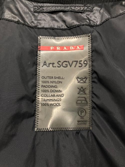 PRADA SPORTS（プラダスポーツ）PRADA SPORTS (プラダスポーツ) ダウンジャケット ブラック サイズ:48の古着・服飾アイテム