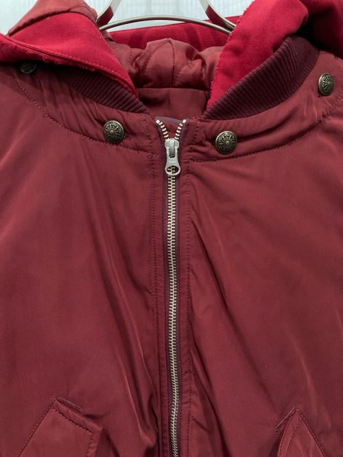 a2o（エーツーオー）a2o (エーツーオー) 4way中綿クラシックボタンMA-1 レッド サイズ:Mの古着・服飾アイテム