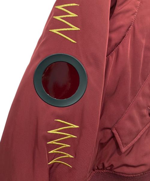 a2o（エーツーオー）a2o (エーツーオー) 4way中綿クラシックボタンMA-1 レッド サイズ:Mの古着・服飾アイテム
