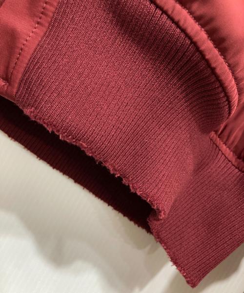 a2o（エーツーオー）a2o (エーツーオー) 4way中綿クラシックボタンMA-1 レッド サイズ:Mの古着・服飾アイテム