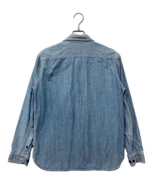 stussy（ステューシー）stussy (ステューシー) シャンブレーシャツ インディゴ サイズ:Sの古着・服飾アイテム