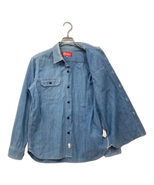 stussy（ステューシー）stussy (ステューシー) シャンブレーシャツ インディゴ サイズ:Sの古着・服飾アイテム