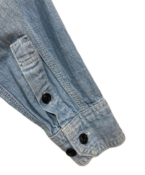 stussy（ステューシー）stussy (ステューシー) シャンブレーシャツ インディゴ サイズ:Sの古着・服飾アイテム