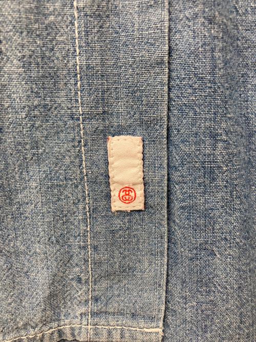stussy（ステューシー）stussy (ステューシー) シャンブレーシャツ インディゴ サイズ:Sの古着・服飾アイテム