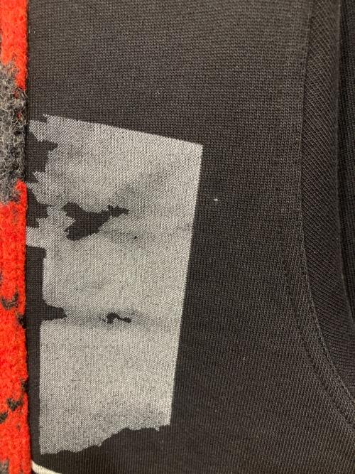GIVENCHY（ジバンシィ）GIVENCHY (ジバンシィ) アーガイル切替スウェット ブラック×レッド サイズ:XSの古着・服飾アイテム