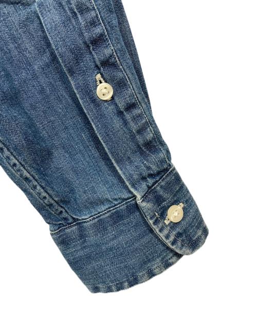 POLO RALPH LAUREN（ポロ・ラルフローレン）POLO RALPH LAUREN (ポロ・ラルフローレン) クラシック フィット デニム シャツ インディゴ サイズ:XSの古着・服飾アイテム