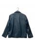 SCHAFFEN (シャッフェン) キャメル レザー ジャケット ネイビー サイズ:2：8000円