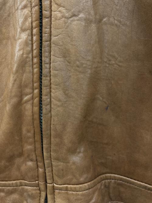 POLO RALPH LAUREN（ポロ・ラルフローレン）POLO RALPH LAUREN (ポロ・ラルフローレン) レザースイングトップ ブラウン サイズ:不明の古着・服飾アイテム