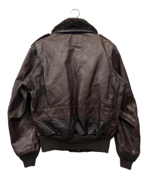 Schott（ショット）Schott (ショット) A-2 レザーフライトジャケット ブラウン サイズ:42の古着・服飾アイテム