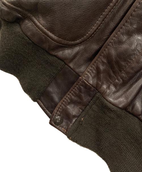 Schott（ショット）Schott (ショット) A-2 レザーフライトジャケット ブラウン サイズ:42の古着・服飾アイテム