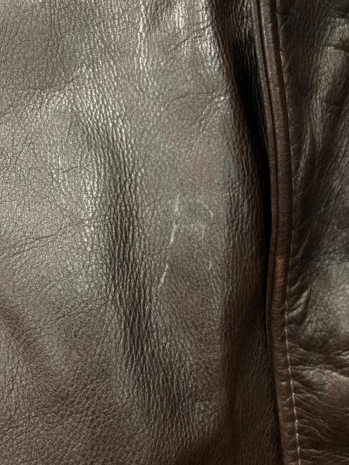 Schott（ショット）Schott (ショット) A-2 レザーフライトジャケット ブラウン サイズ:42の古着・服飾アイテム