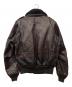 Schott (ショット) A-2 レザーフライトジャケット ブラウン サイズ:42：30000円