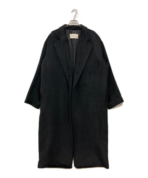ARCH THE（アーチ ザ）ARCH THE (アーチ ザ) アルパカウールガウンコート ブラック サイズ:34の古着・服飾アイテム
