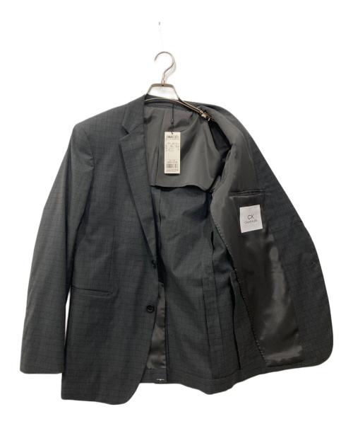 ck Calvin Klein（シーケーカルバンクライン）ck Calvin Klein (シーケーカルバンクライン) テーラードジャケット グレー サイズ:40の古着・服飾アイテム