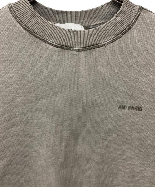 AMI Alexandre Mattiussi（アミアレクサンドルマテュッシ）AMI Alexandre Mattiussi (アミアレクサンドルマテュッシ) フェードアウトスウェットシャツ ベージュ サイズ:Sの古着・服飾アイテム