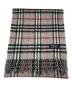 Burberry's（バーバリーズ）の古着「カシミヤマフラー」｜グレー×レッド