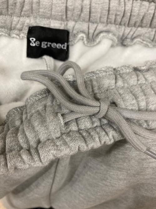 8e greed（ビーグリーディー）8e greed (ビーグリーディー) スウェットパンツ グレー サイズ:Lの古着・服飾アイテム