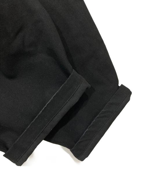 Abuku（アブク）Abuku (アブク) ワイドタックカラードデニムパンツ ブラック サイズ:Mの古着・服飾アイテム