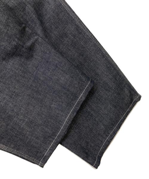 Abuku（アブク）Abuku (アブク) フロントタックパールワイドデニムパンツ インディゴ サイズ:Mの古着・服飾アイテム