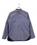 JUNYA WATANABE MANジュンヤワタナベマン）の古着「チェックシャツ」｜ネイビー×ブルー