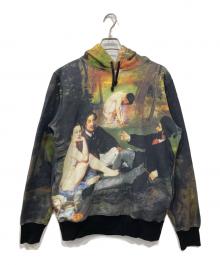 SUPREME（シュプリーム）の古着「プルオーバーパーカー」｜ブラック×イエロー