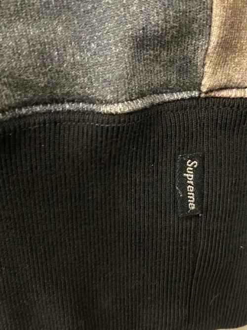 SUPREME（シュプリーム）Supreme (シュプリーム) プルオーバーパーカー ブラック×イエロー サイズ:Mの古着・服飾アイテム