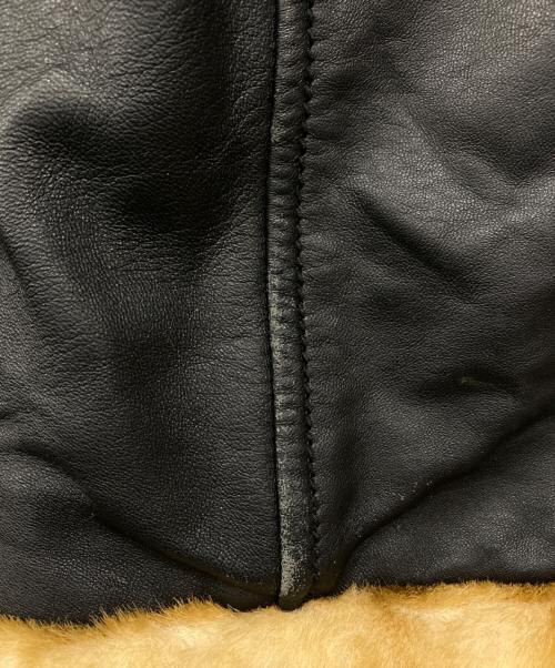AVIREX（アヴィレックス）AVIREX (アヴィレックス) B-3フライトジャケット ブラック×ブラウン サイズ:Mの古着・服飾アイテム