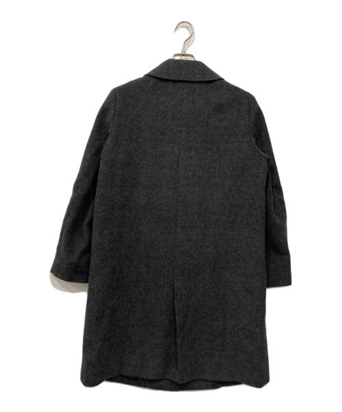 J.PRESS（ジェイプレス）J.PRESS (ジェイプレス) ショートビーバー ステンカラー コート グレー サイズ:11の古着・服飾アイテム