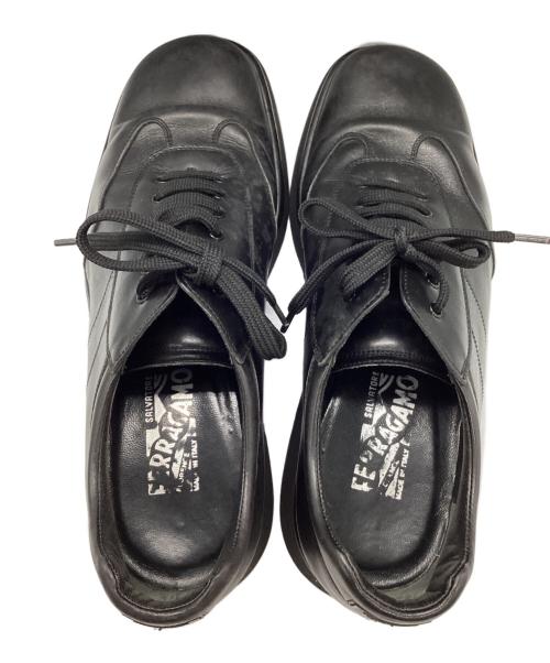 Salvatore Ferragamo（サルヴァトーレ フェラガモ）Salvatore Ferragamo (サルヴァトーレ フェラガモ) レザーシューズ ブラック サイズ:SIZE 8 1/2の古着・服飾アイテム