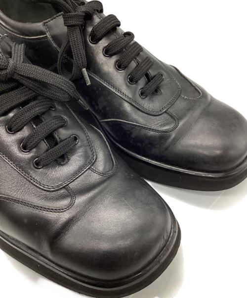 Salvatore Ferragamo（サルヴァトーレ フェラガモ）Salvatore Ferragamo (サルヴァトーレ フェラガモ) レザーシューズ ブラック サイズ:SIZE 8 1/2の古着・服飾アイテム