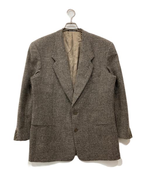GIORGIO ARMANI（ジョルジオアルマーニ）GIORGIO ARMANI (ジョルジオアルマーニ) ウールテーラードジャケット ブラウン サイズ:Freeの古着・服飾アイテム