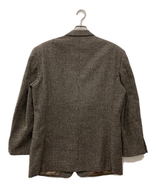 GIORGIO ARMANI（ジョルジオアルマーニ）GIORGIO ARMANI (ジョルジオアルマーニ) ウールテーラードジャケット ブラウン サイズ:Freeの古着・服飾アイテム