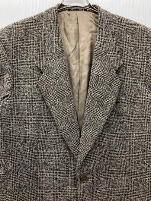 GIORGIO ARMANI（ジョルジオアルマーニ）GIORGIO ARMANI (ジョルジオアルマーニ) ウールテーラードジャケット ブラウン サイズ:Freeの古着・服飾アイテム