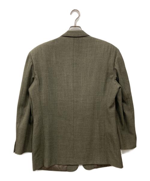 GIORGIO ARMANI（ジョルジオアルマーニ）GIORGIO ARMANI (ジョルジオアルマーニ) ウールテーラードジャケット カーキ サイズ:Freeの古着・服飾アイテム