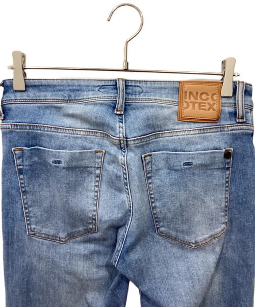 INCOTEX（インコテックス）INCOTEX (インコテックス) Slim Fit ワンウォッシュストレッチデニム インディゴ サイズ:30の古着・服飾アイテム
