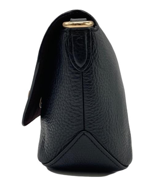 COACH（コーチ）COACH (コーチ) ペブルド レザー カーリー クロスボディー ブラックの古着・服飾アイテム
