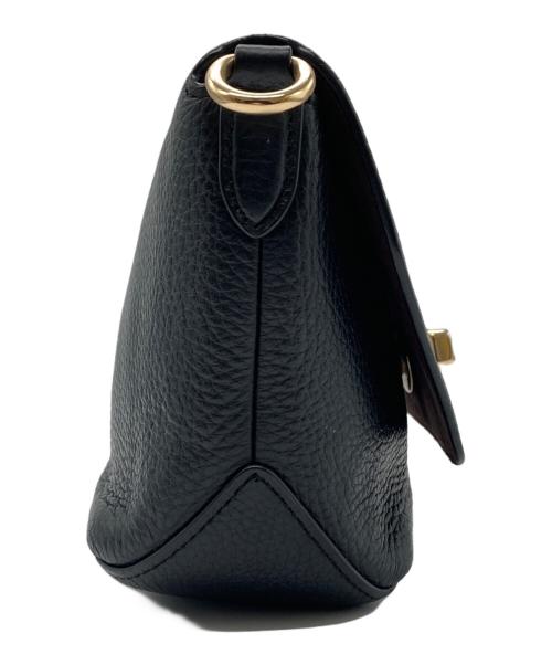 COACH（コーチ）COACH (コーチ) ペブルド レザー カーリー クロスボディー ブラックの古着・服飾アイテム
