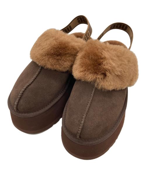 UGG（アグ）UGG (アグ) プラットフォームサンダル ブラウン サイズ:25㎝の古着・服飾アイテム