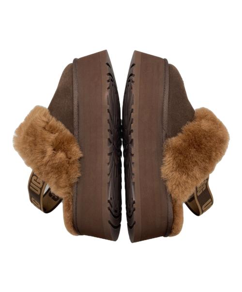 UGG（アグ）UGG (アグ) プラットフォームサンダル ブラウン サイズ:25㎝の古着・服飾アイテム