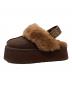 UGG (アグ) プラットフォームサンダル ブラウン サイズ:25㎝：8000円