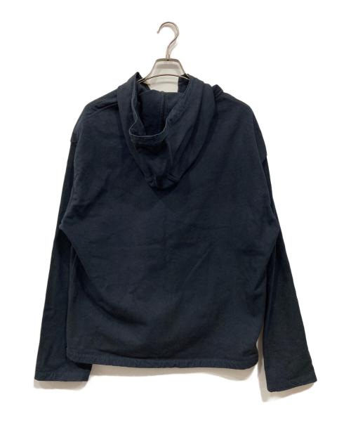 JIL SANDER（ジルサンダー）JIL SANDER (ジルサンダー) ロゴパッチ プルオーバー フーデッド パーカー ネイビー サイズ:Sの古着・服飾アイテム